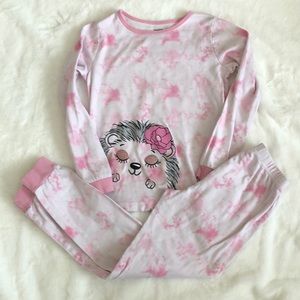 Pekkle graphic cotton pyjama set size 10/12